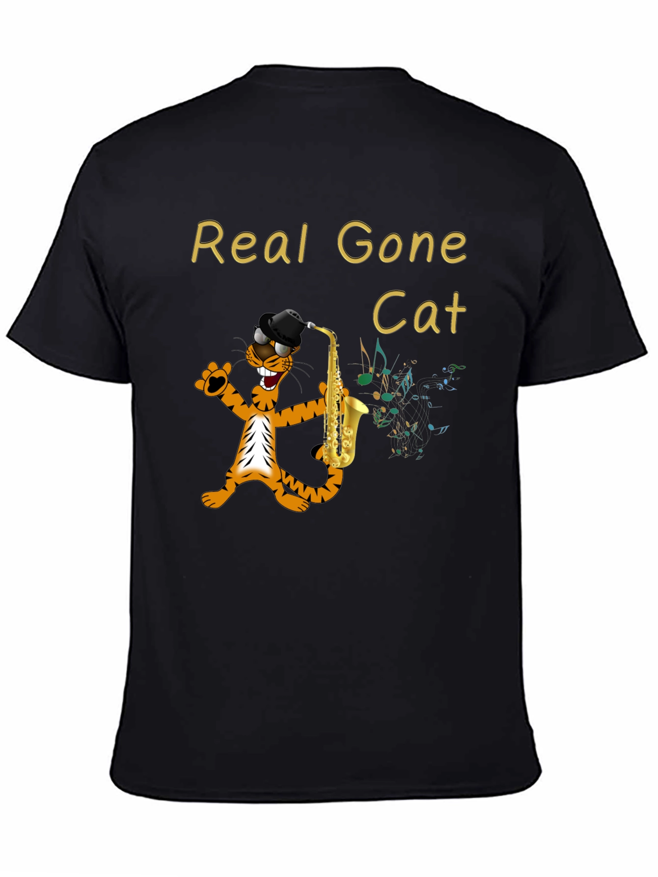 Cool Cat Saxophone T-Shirt