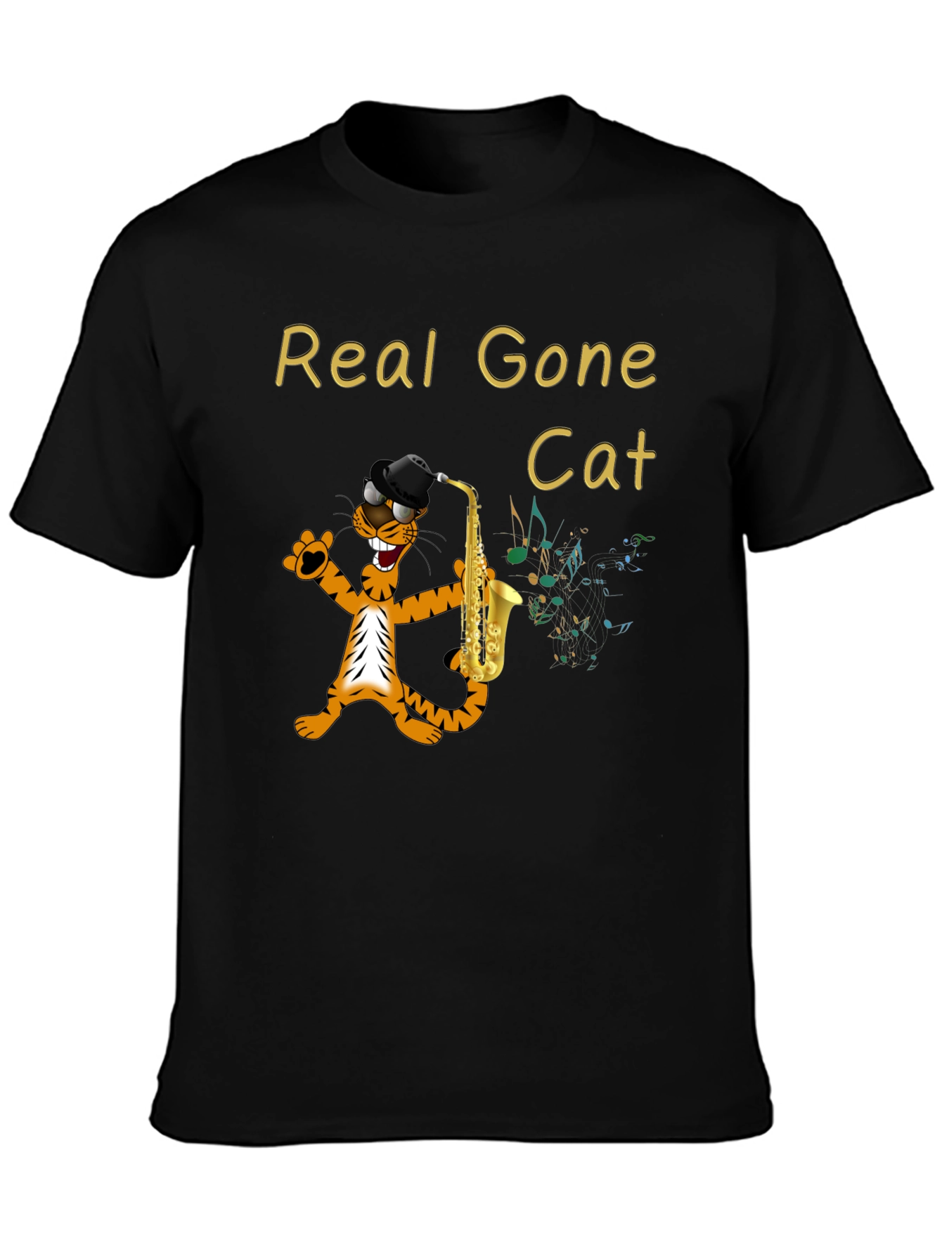 Cool Cat Saxophone T-Shirt