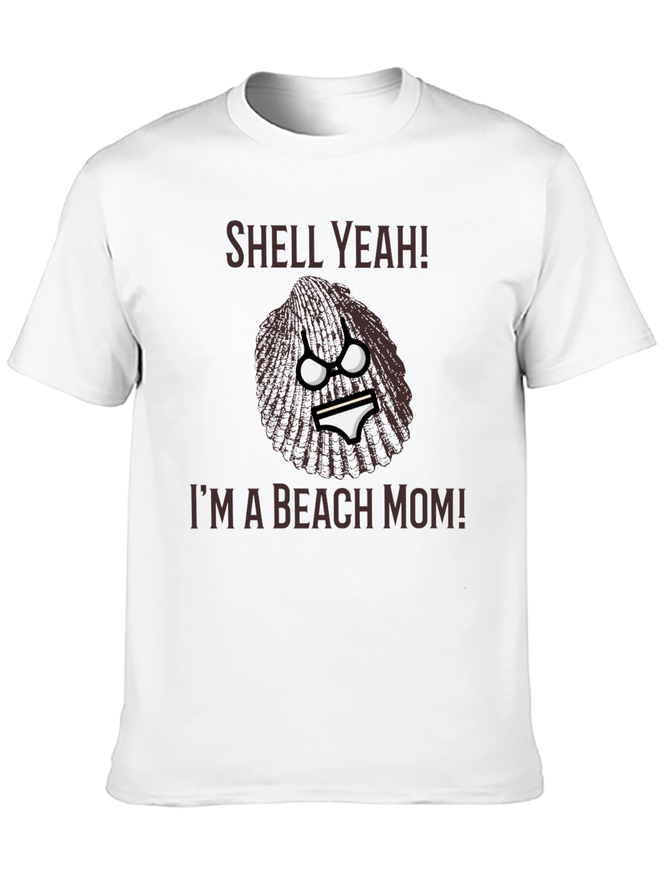 Shell Yeah! Beach Mom Graphic T-Shirt
