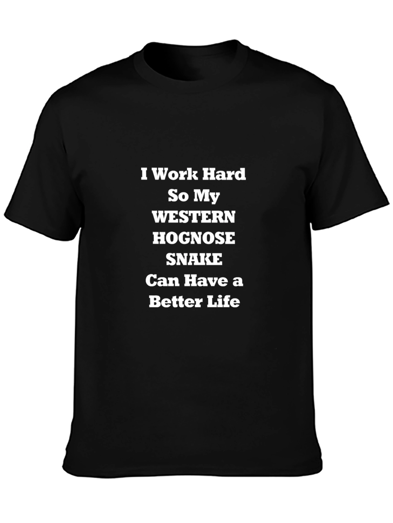Western Hognose Snake T-Shirt Funny Reptile Owner Tee