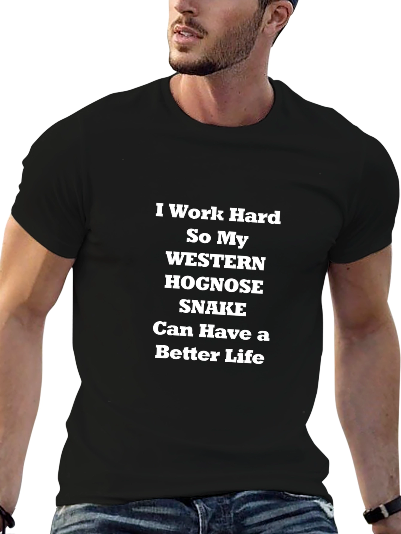 Western Hognose Snake T-Shirt Funny Reptile Owner Tee