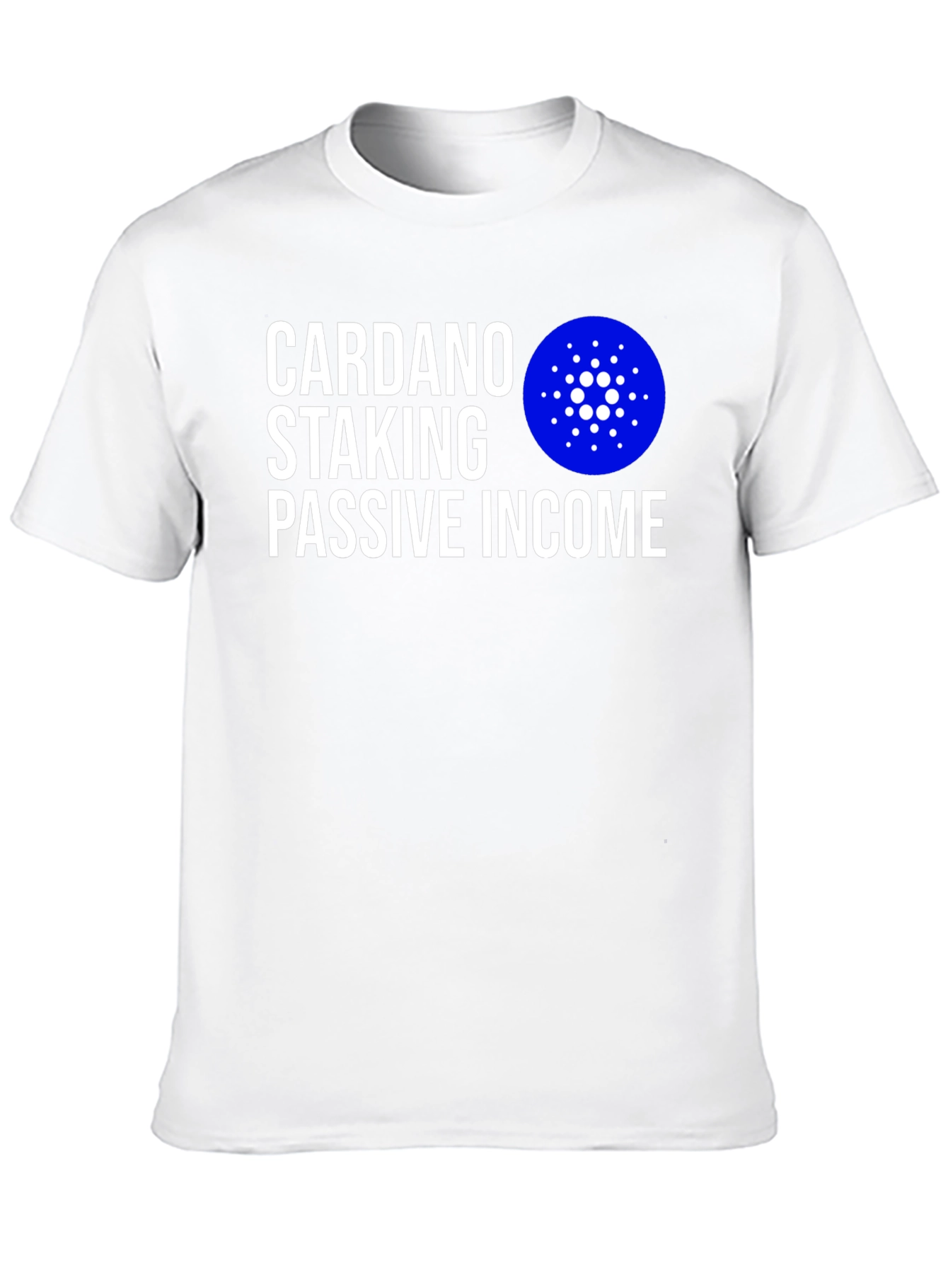 Cardano Staking Passive Income Black T-Shirt