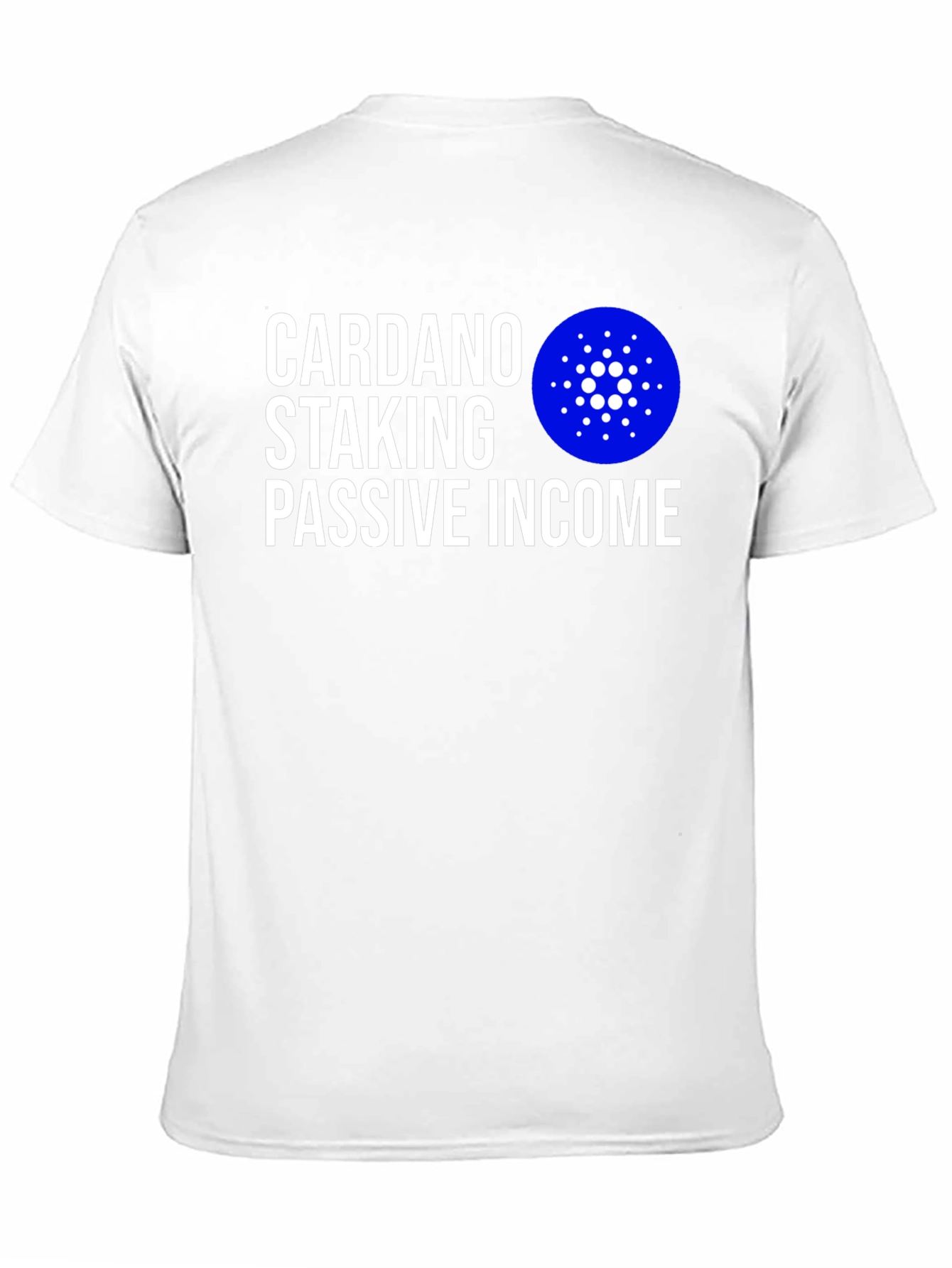 Cardano Staking Passive Income Black T-Shirt