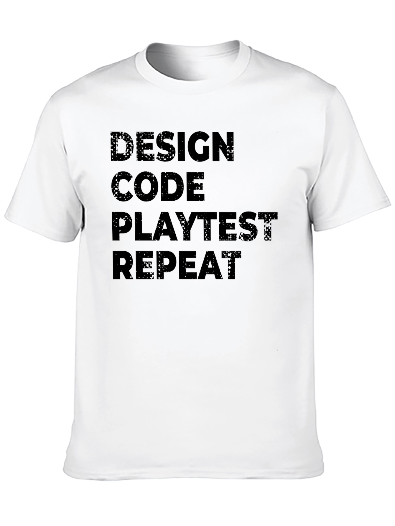 Design Code Playtest Repeat Black T-Shirt