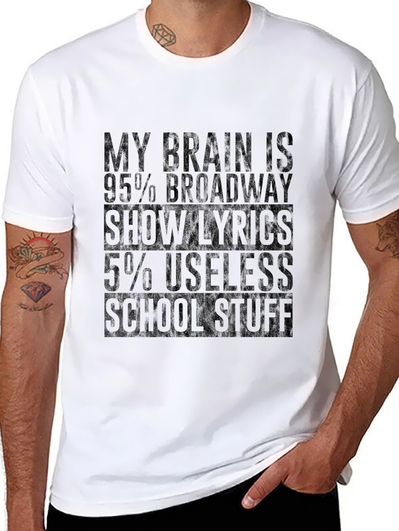 Broadway Lyrics Funny T-Shirt