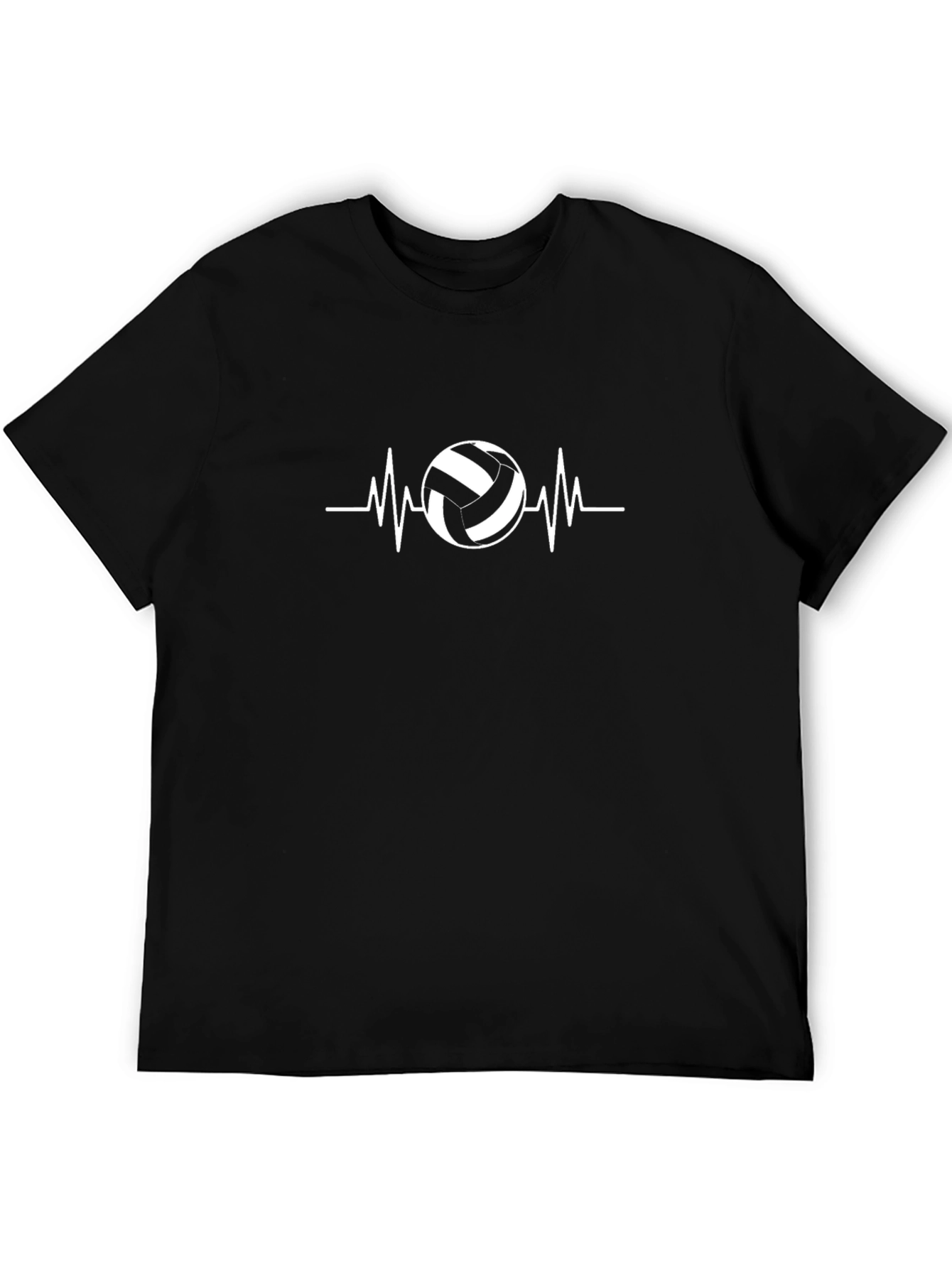 Volleyball Heartbeat Graphic T-Shirt
