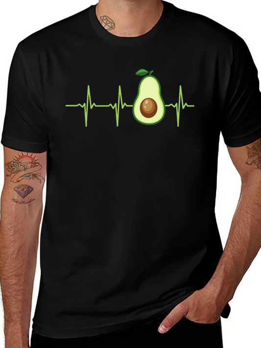 Avocado Heartbeat T-Shirt - Vegan Life