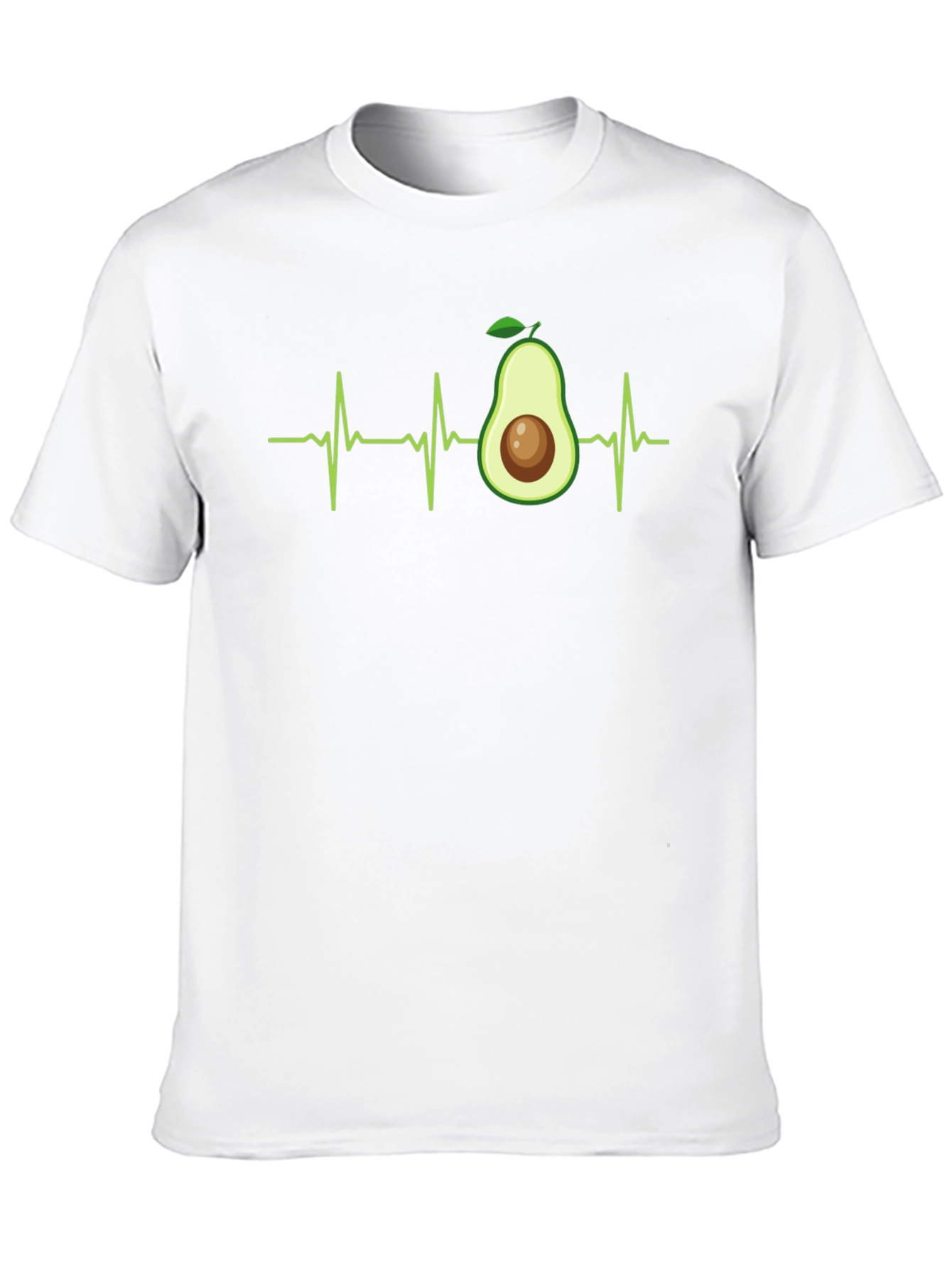 Avocado Heartbeat T-Shirt - Vegan Life