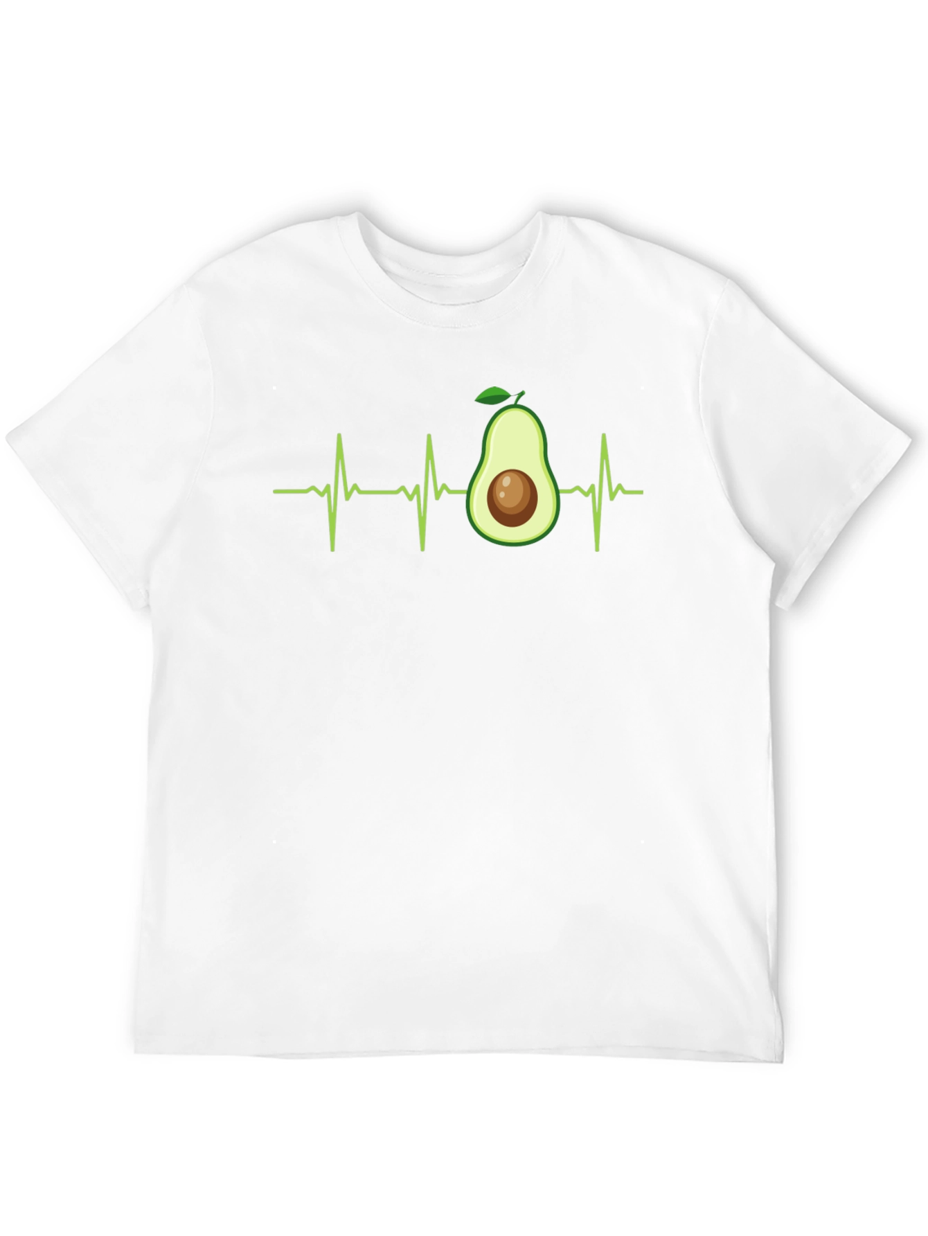 Avocado Heartbeat T-Shirt - Vegan Life