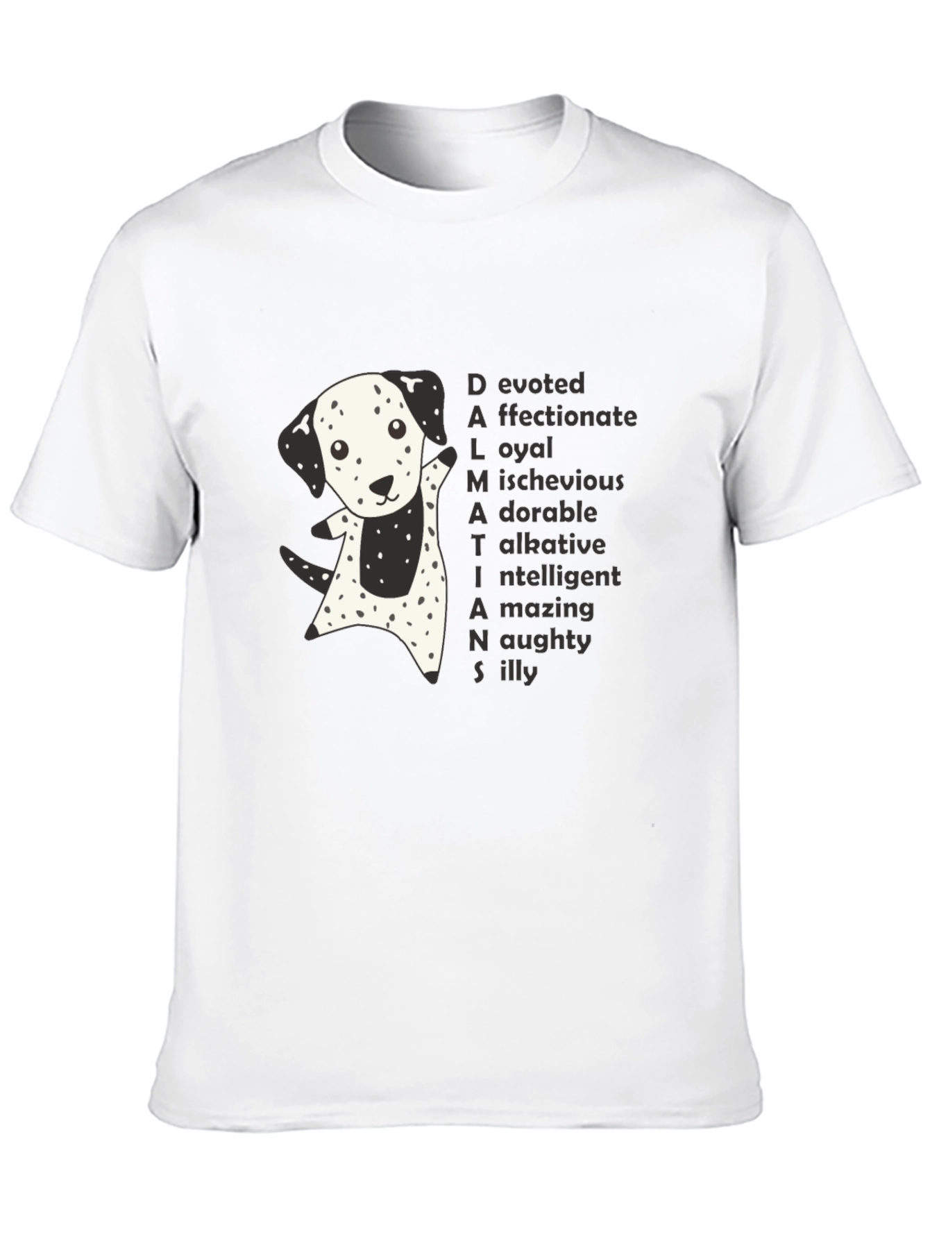 Dalmatian Dog Lover T-Shirt - Cute Puppy Design