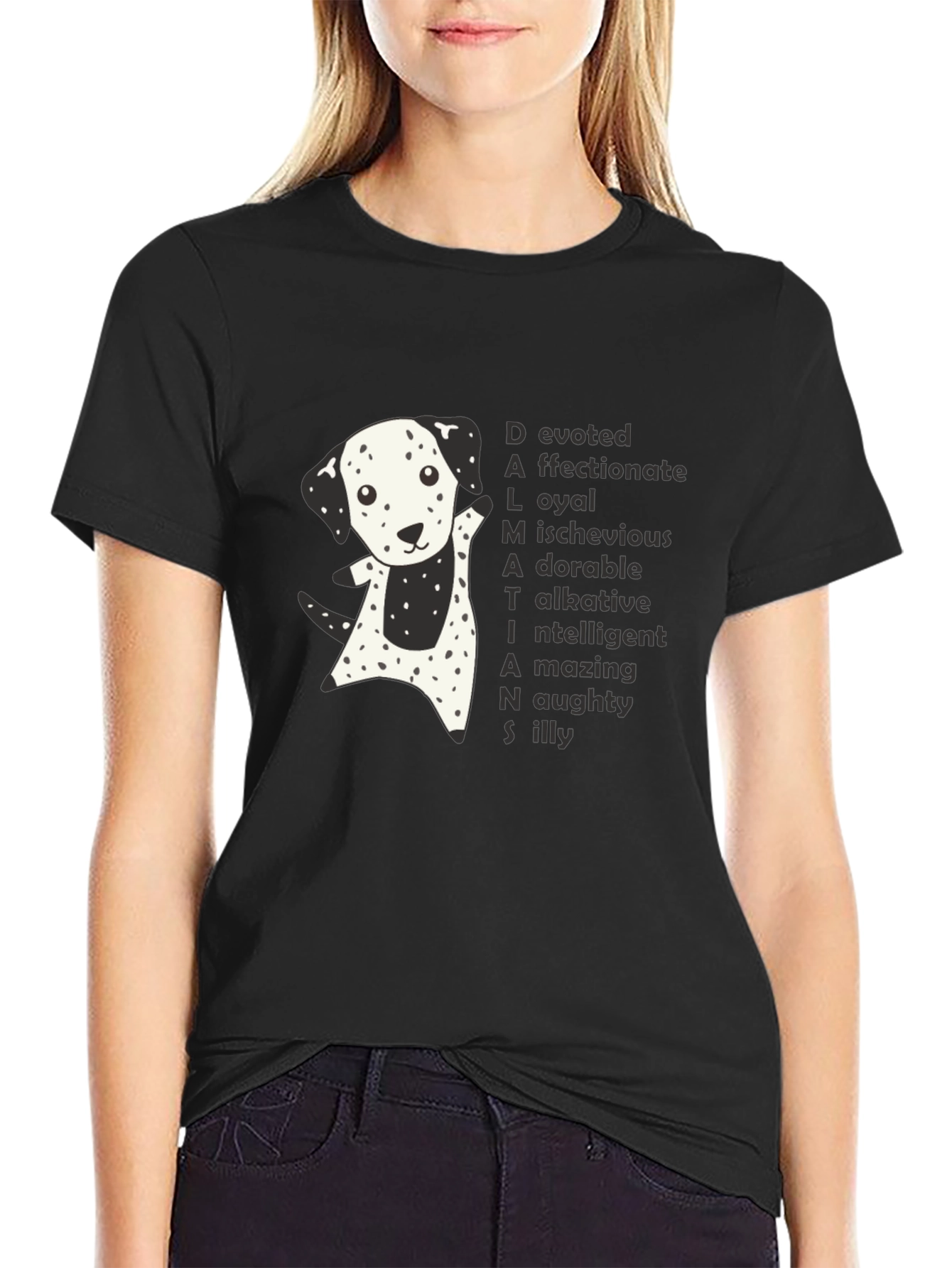 Dalmatian Dog Lover T-Shirt - Cute Puppy Design