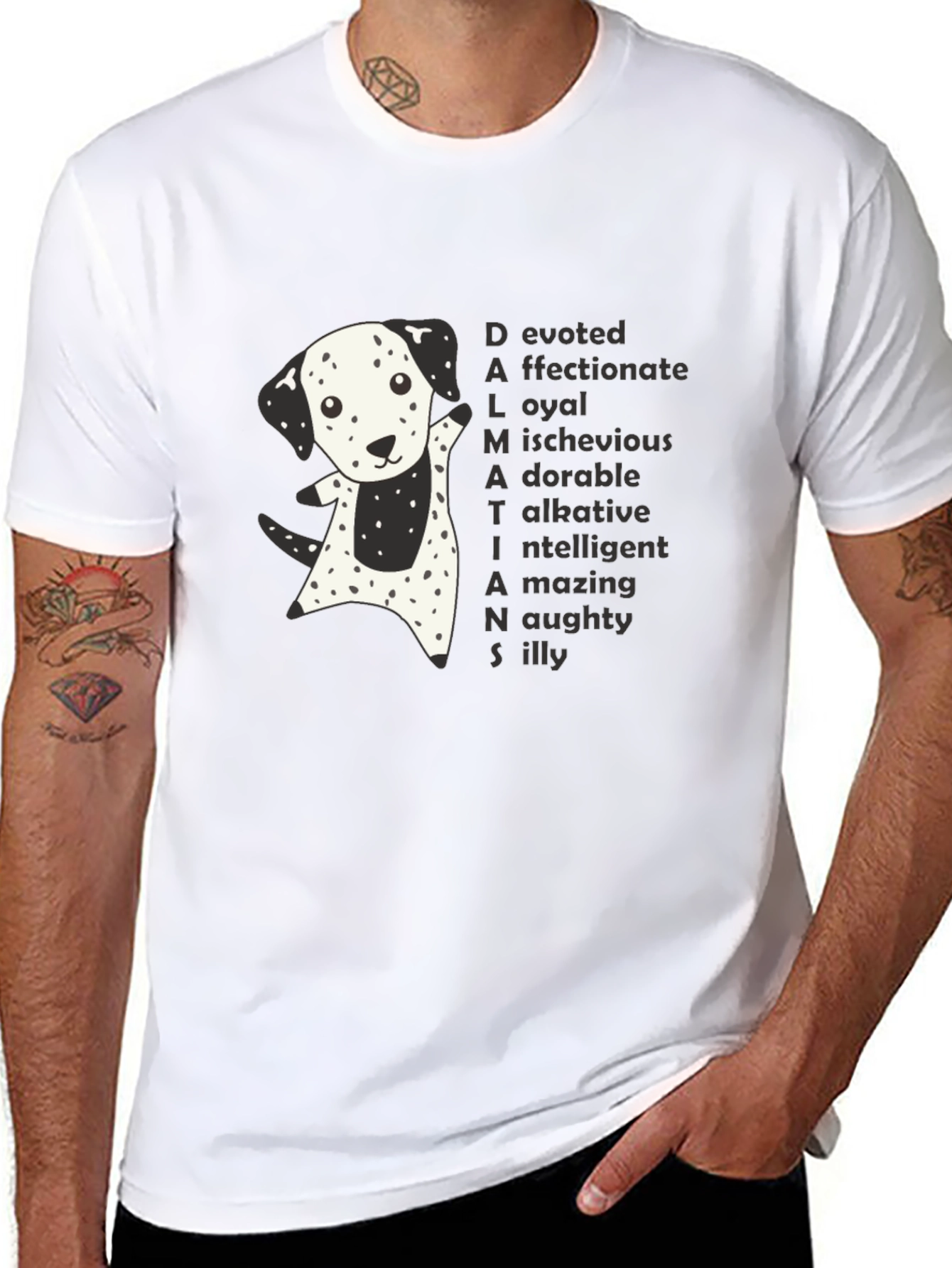 Dalmatian Dog Lover T-Shirt - Cute Puppy Design