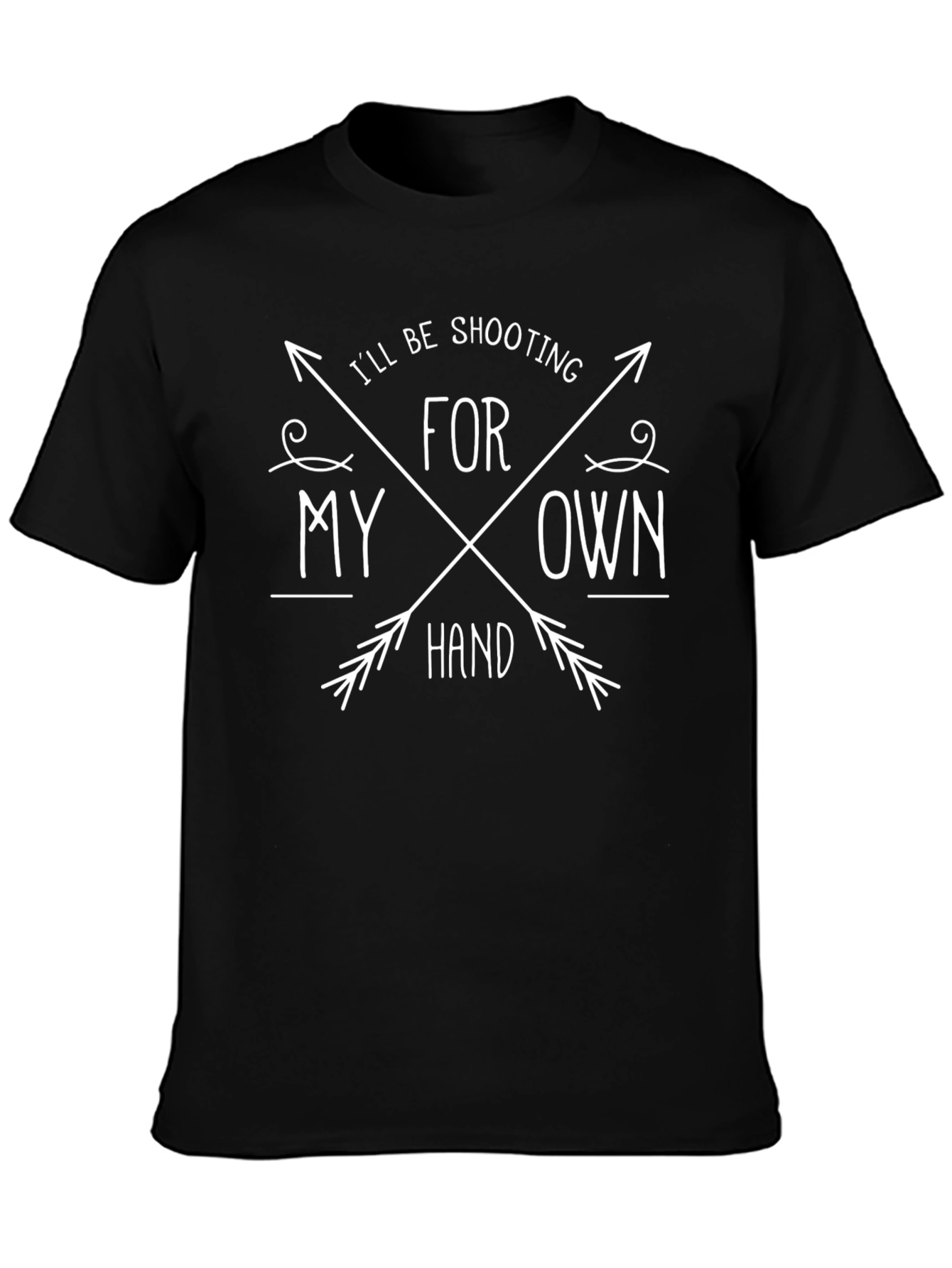 Shooting for My Own Hand T-Shirt - Black