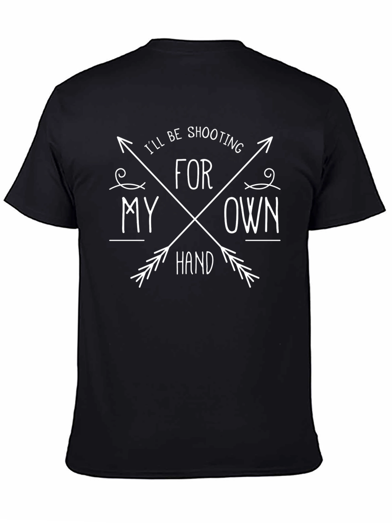 Shooting for My Own Hand T-Shirt - Black