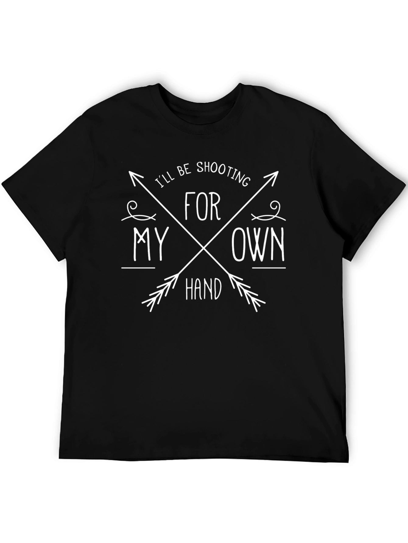 Shooting for My Own Hand T-Shirt - Black