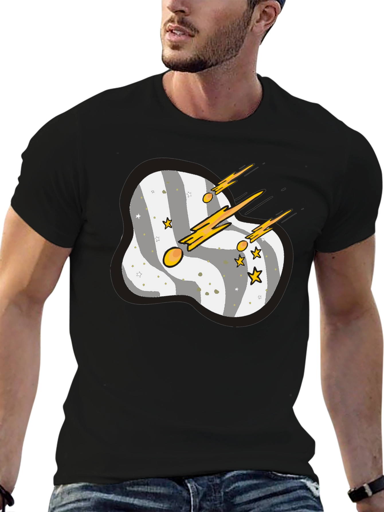 Space Comet Graphic T-Shirt