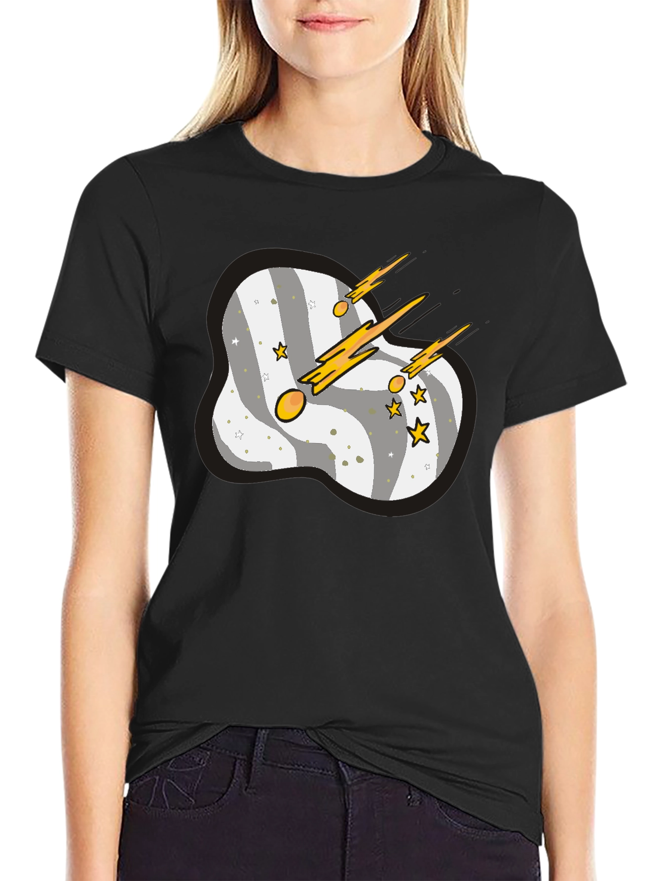 Space Comet Graphic T-Shirt