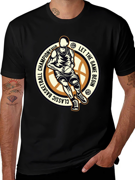 Basketball Graphic Tee - Let the Game Begin!