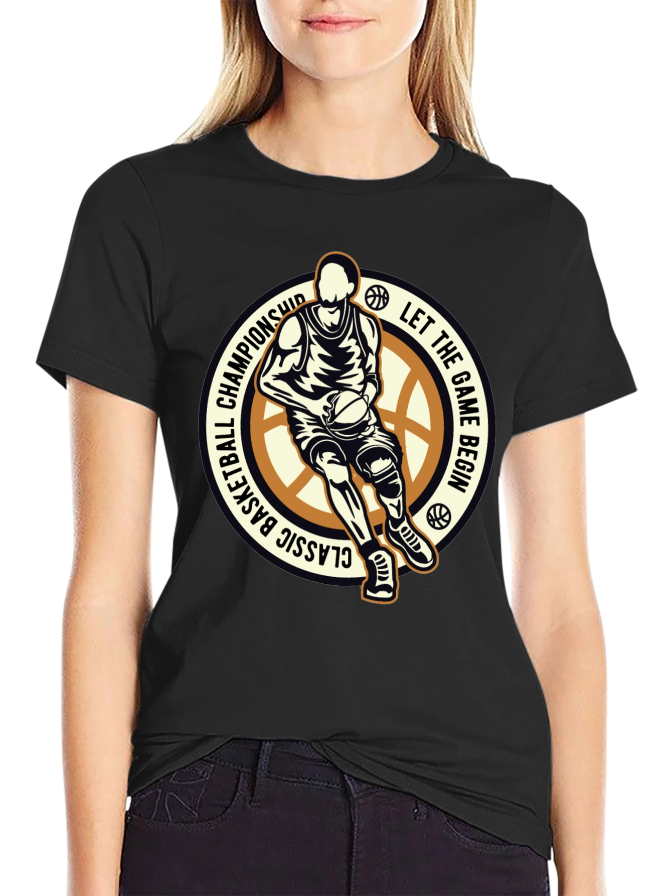 Basketball Graphic Tee - Let the Game Begin!