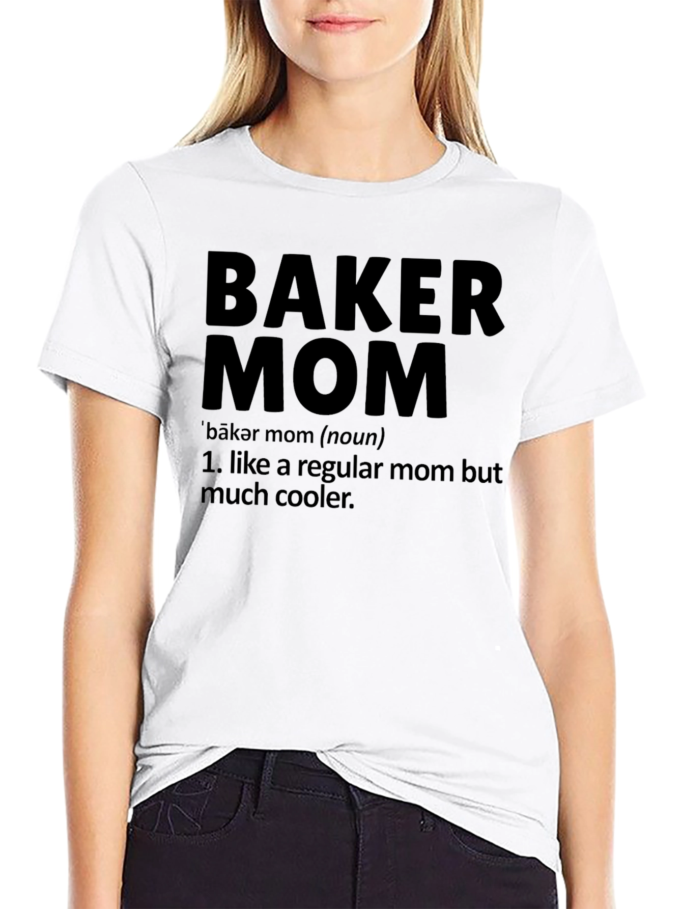 Baker Mom Definition T-Shirt - Funny Baking Gift