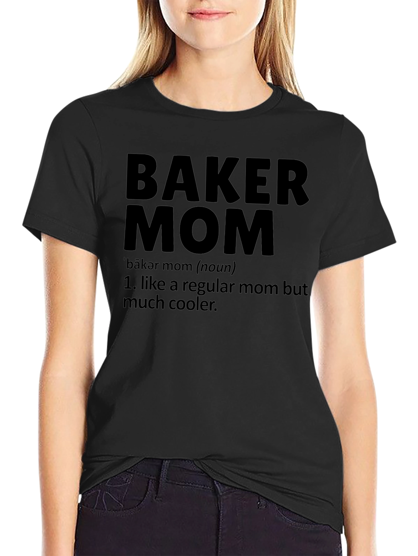 Baker Mom Definition T-Shirt - Funny Baking Gift