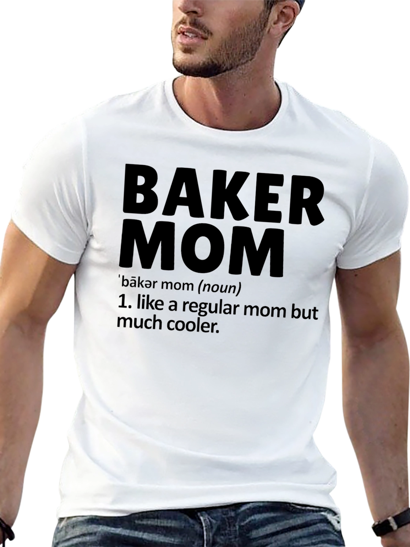 Baker Mom Definition T-Shirt - Funny Baking Gift