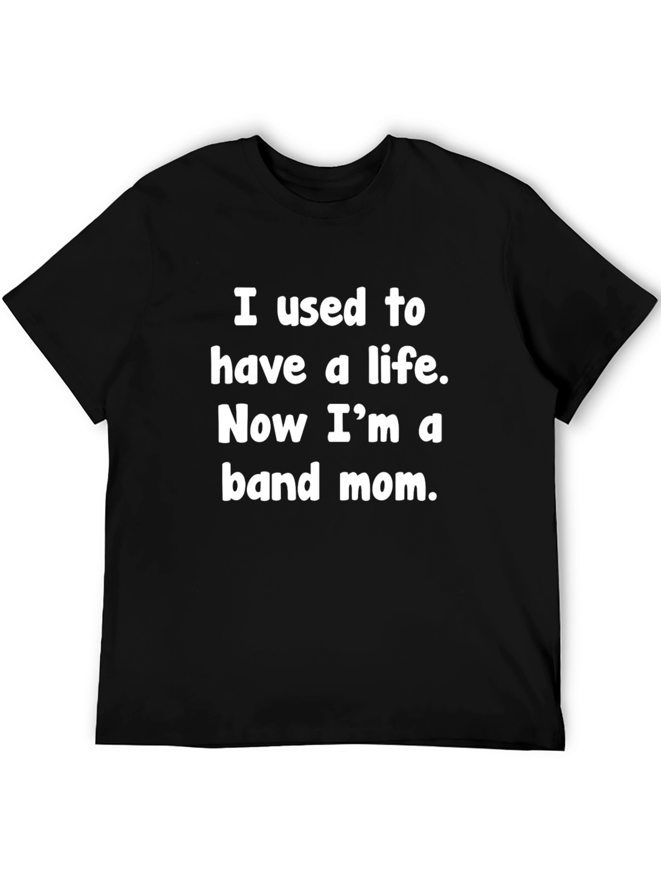 Band Mom Graphic T-Shirt - Black