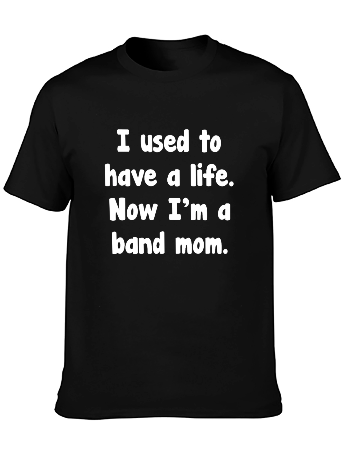 Band Mom Graphic T-Shirt - Black