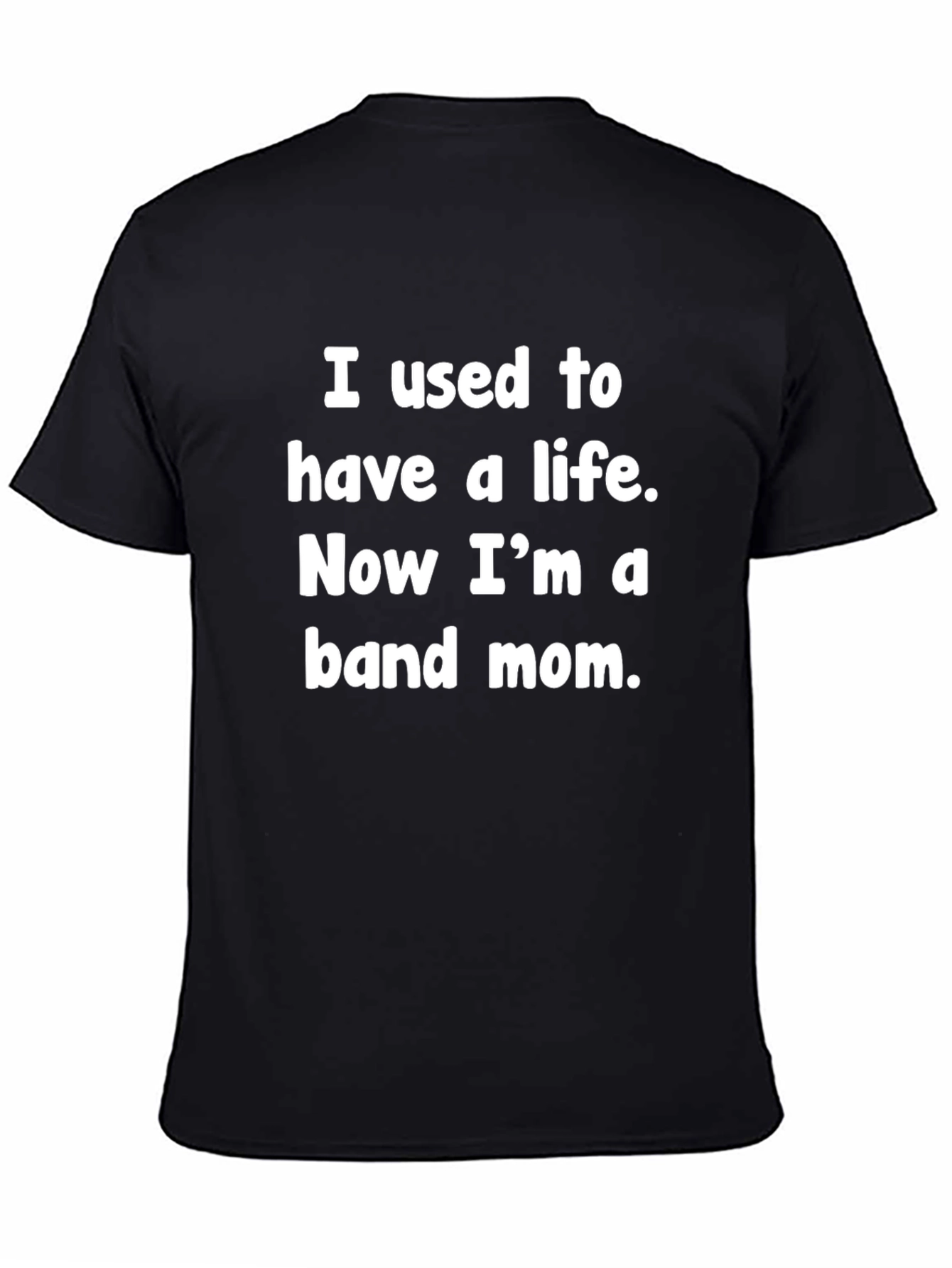 Band Mom Graphic T-Shirt - Black