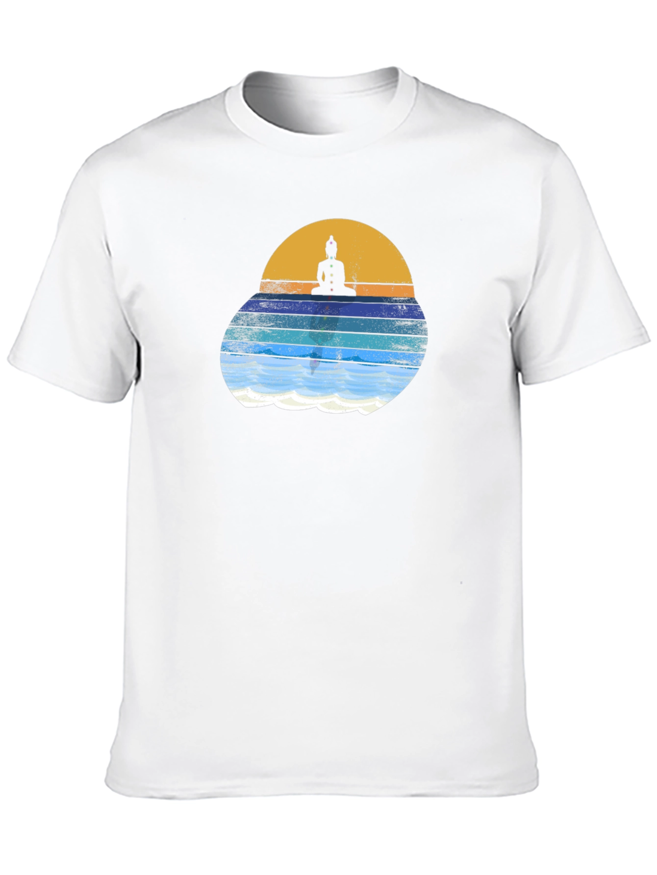 Buddha Sunset Graphic Tee - Relaxed Fit