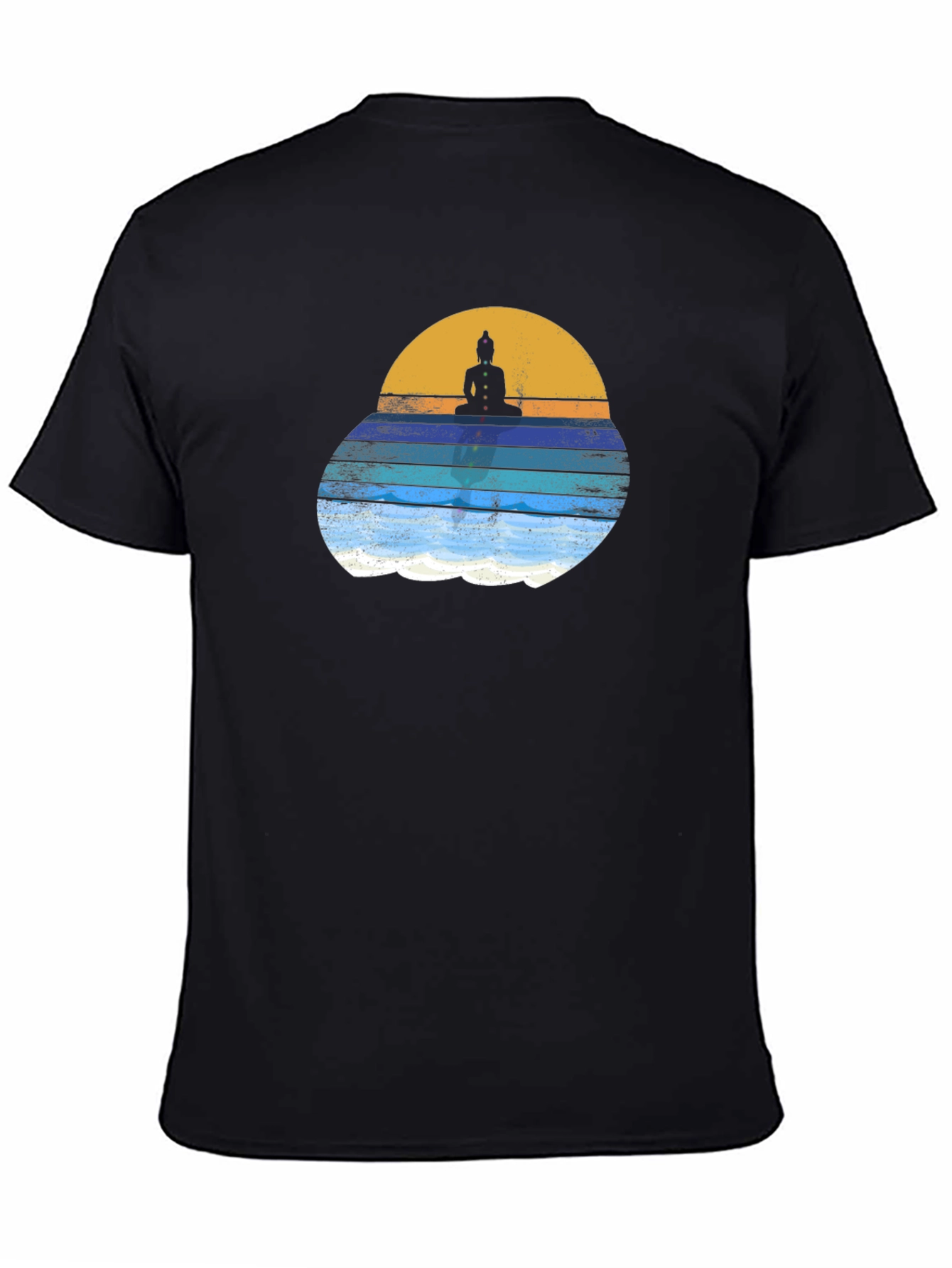 Buddha Sunset Graphic Tee - Relaxed Fit