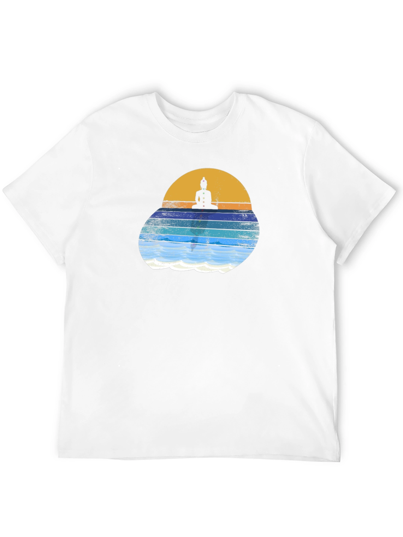 Buddha Sunset Graphic Tee - Relaxed Fit