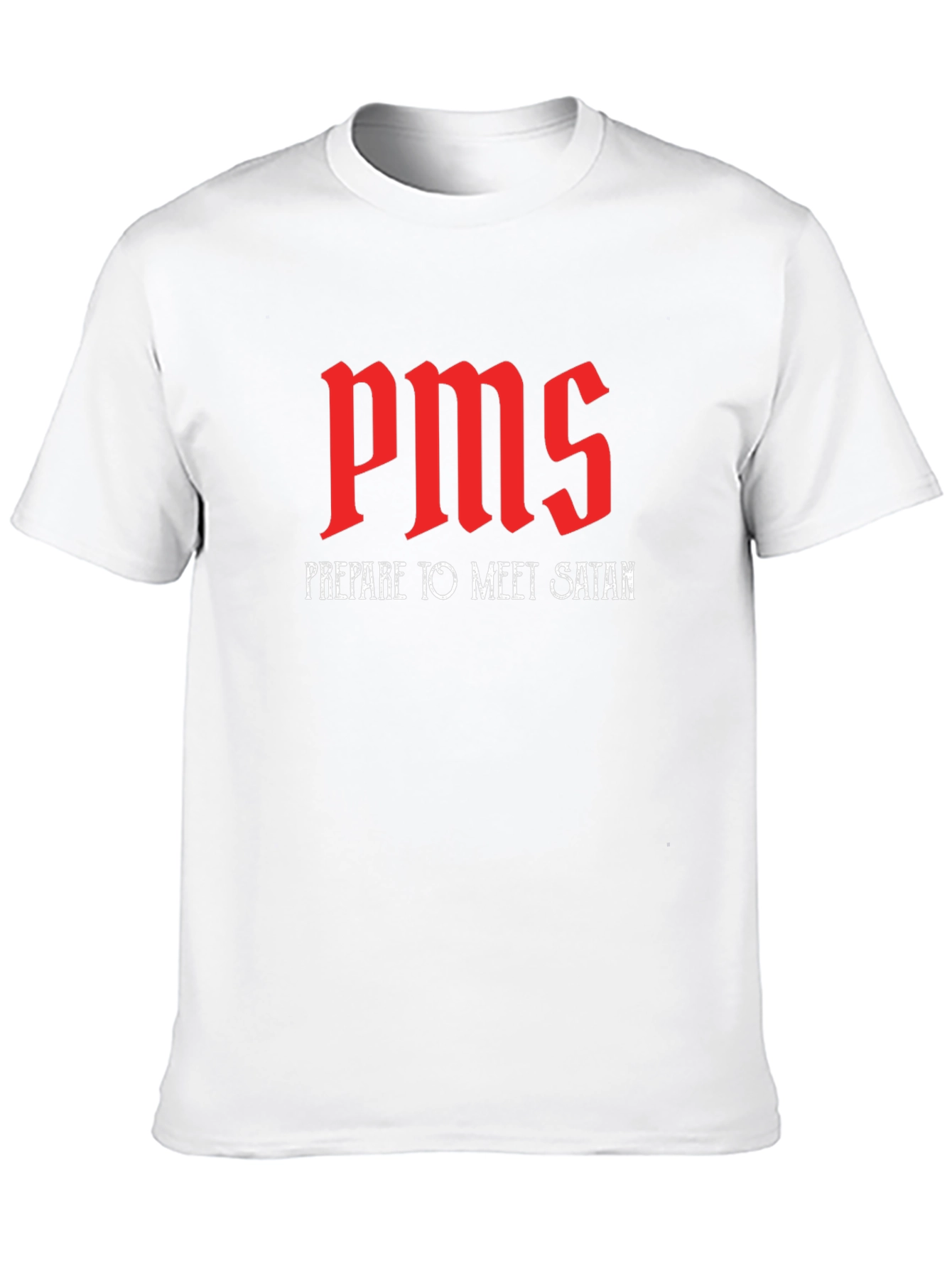 PMS Prepare to Meet Satan Black T-Shirt