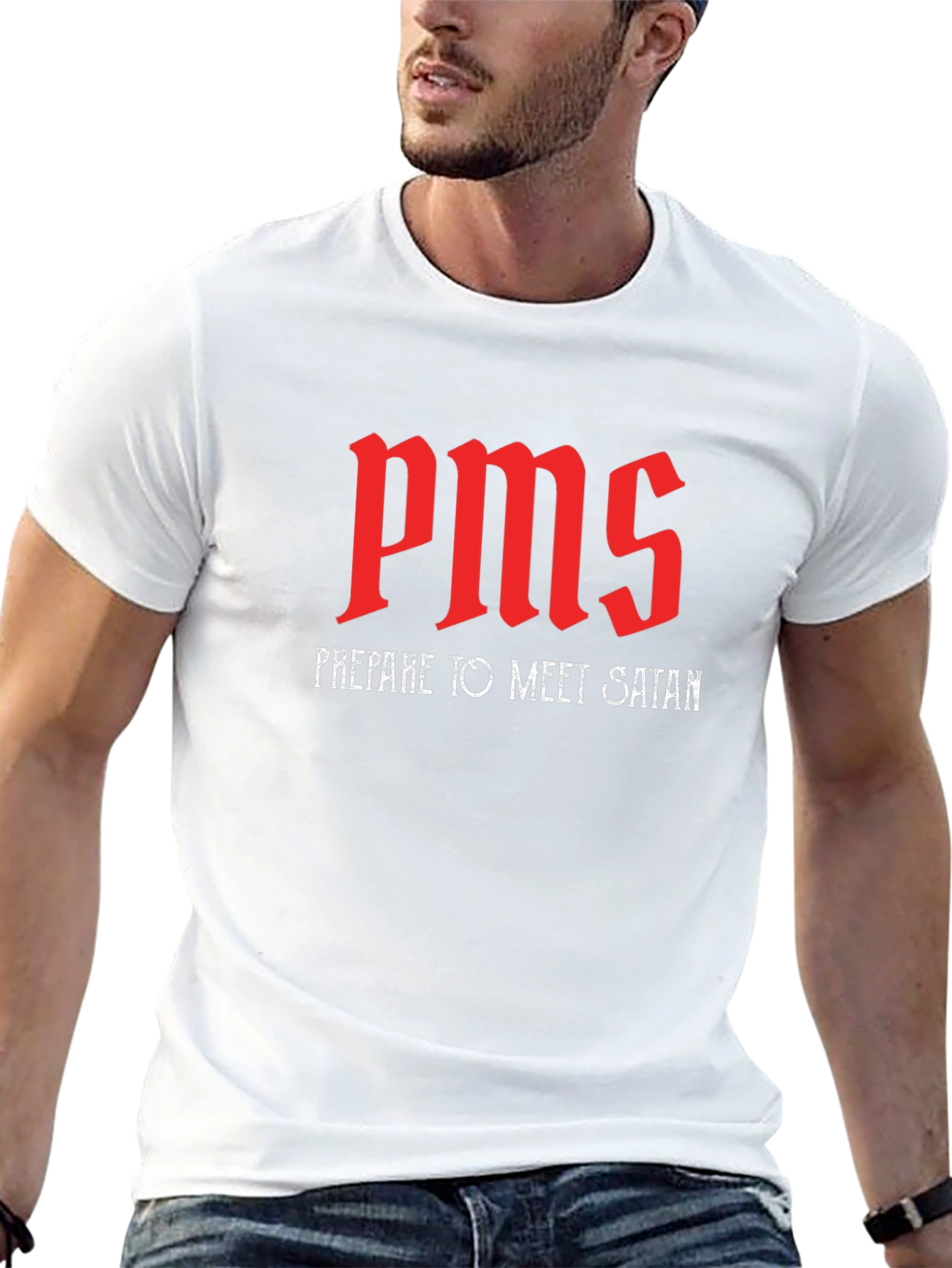PMS Prepare to Meet Satan Black T-Shirt