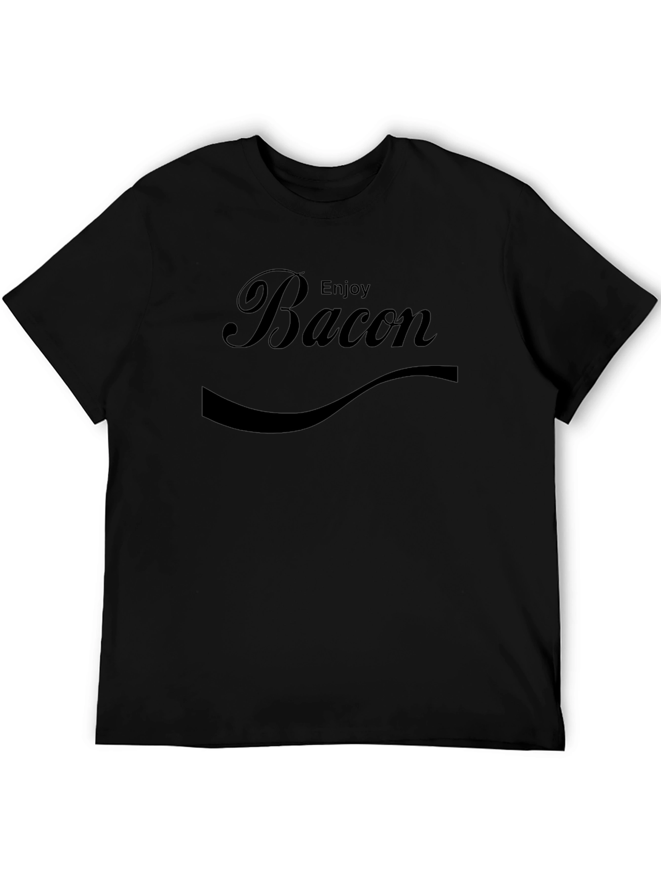Enjoy Bacon Funny Novelty T-Shirt