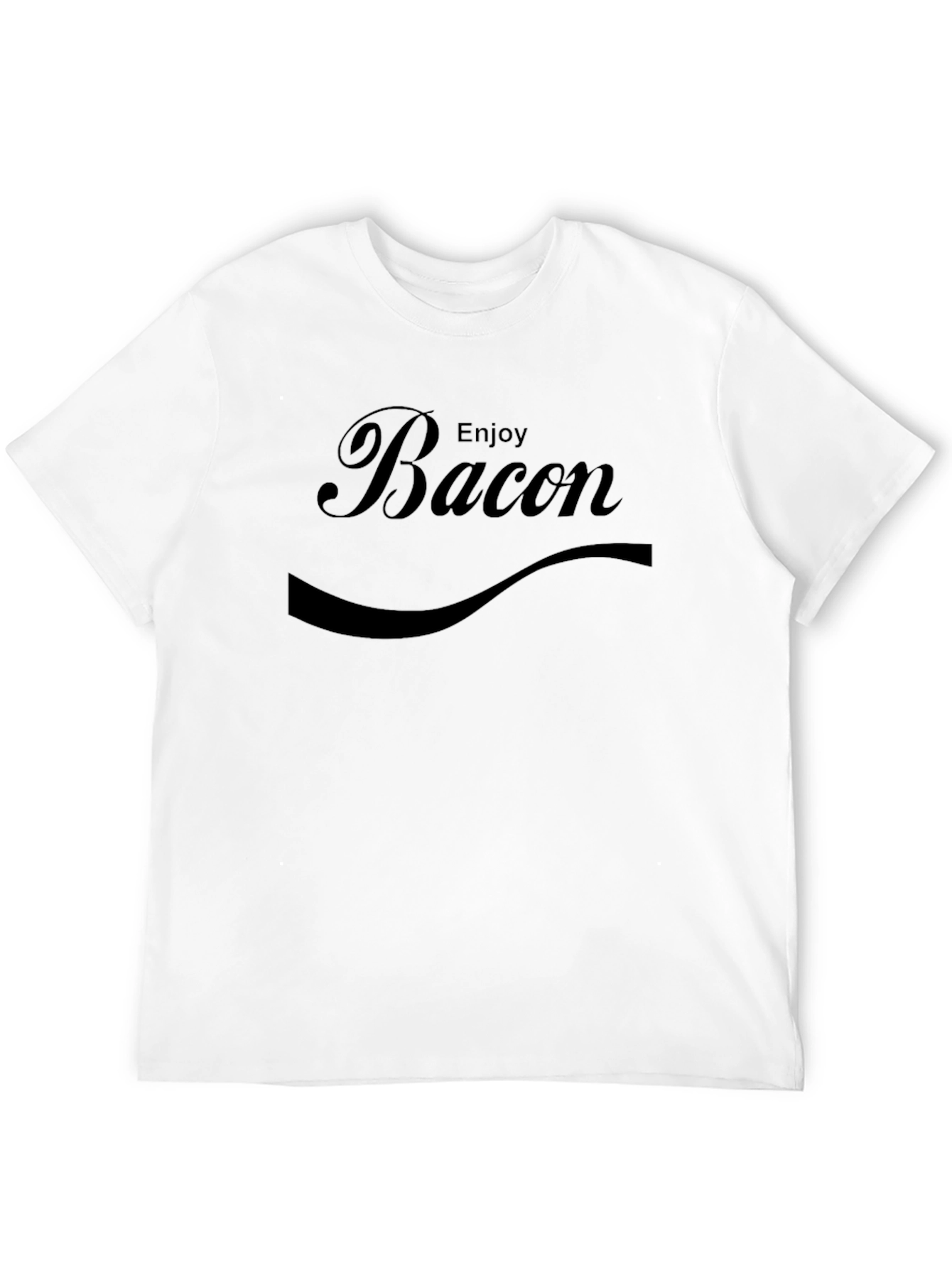 Enjoy Bacon Funny Novelty T-Shirt