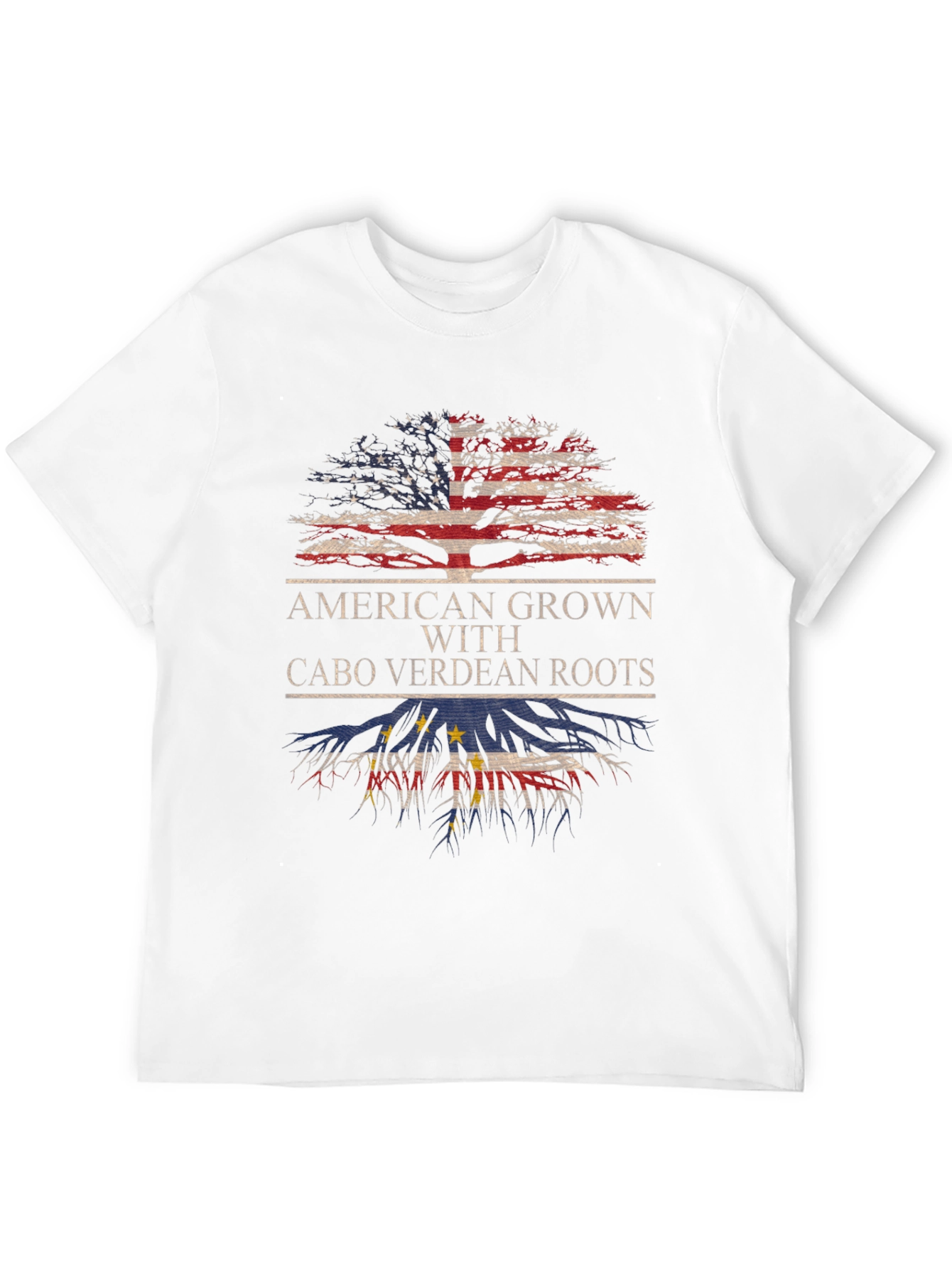 American Grown Cabo Verdean Roots T-Shirt