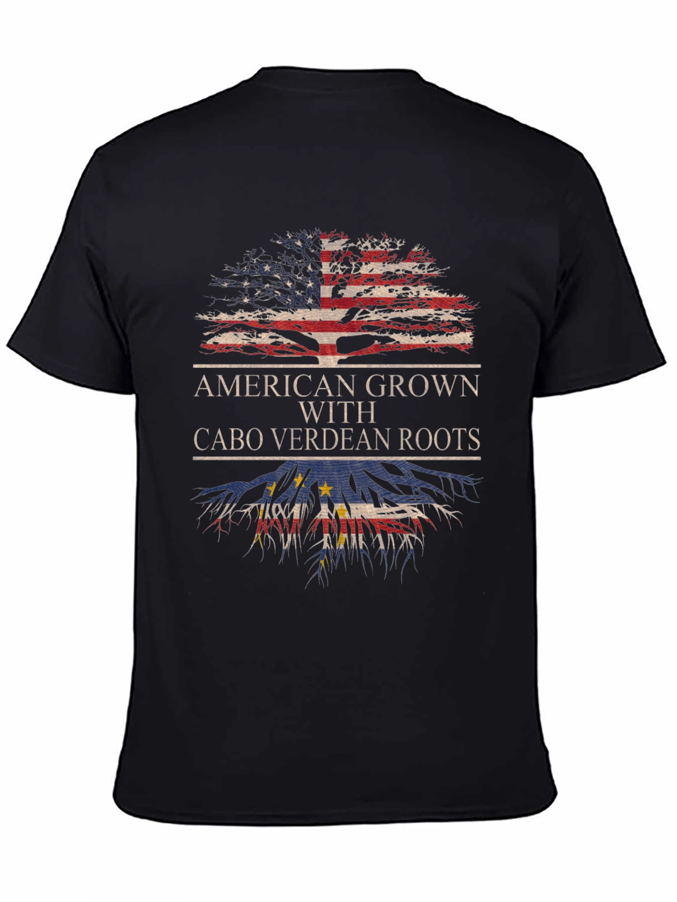 American Grown Cabo Verdean Roots T-Shirt
