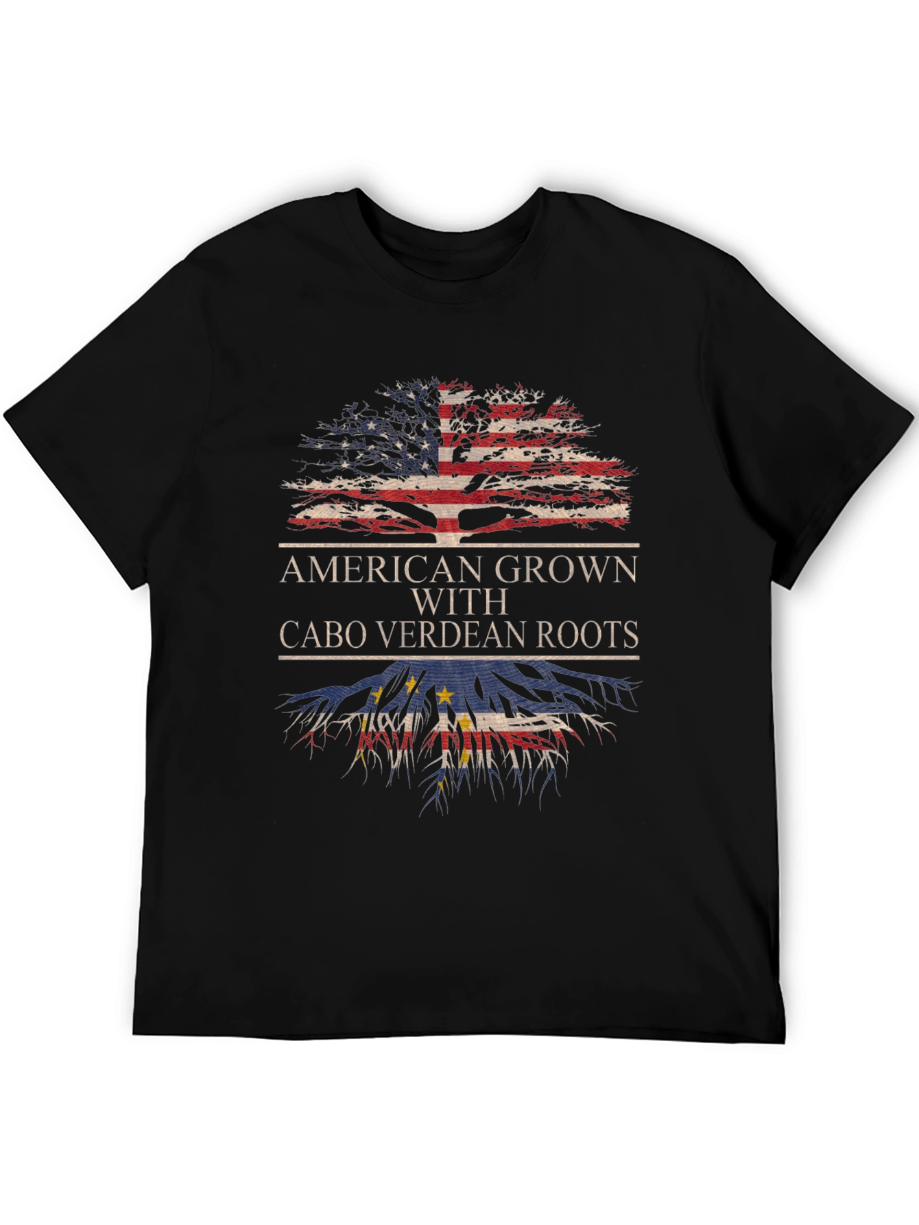 American Grown Cabo Verdean Roots T-Shirt