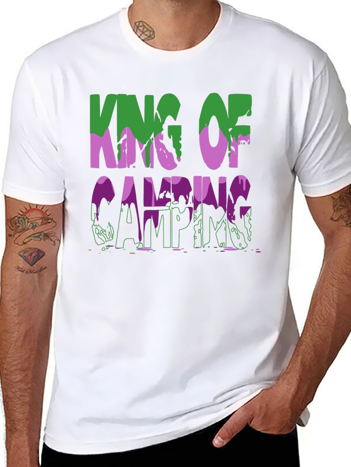 King of Camping Graphic T-Shirt