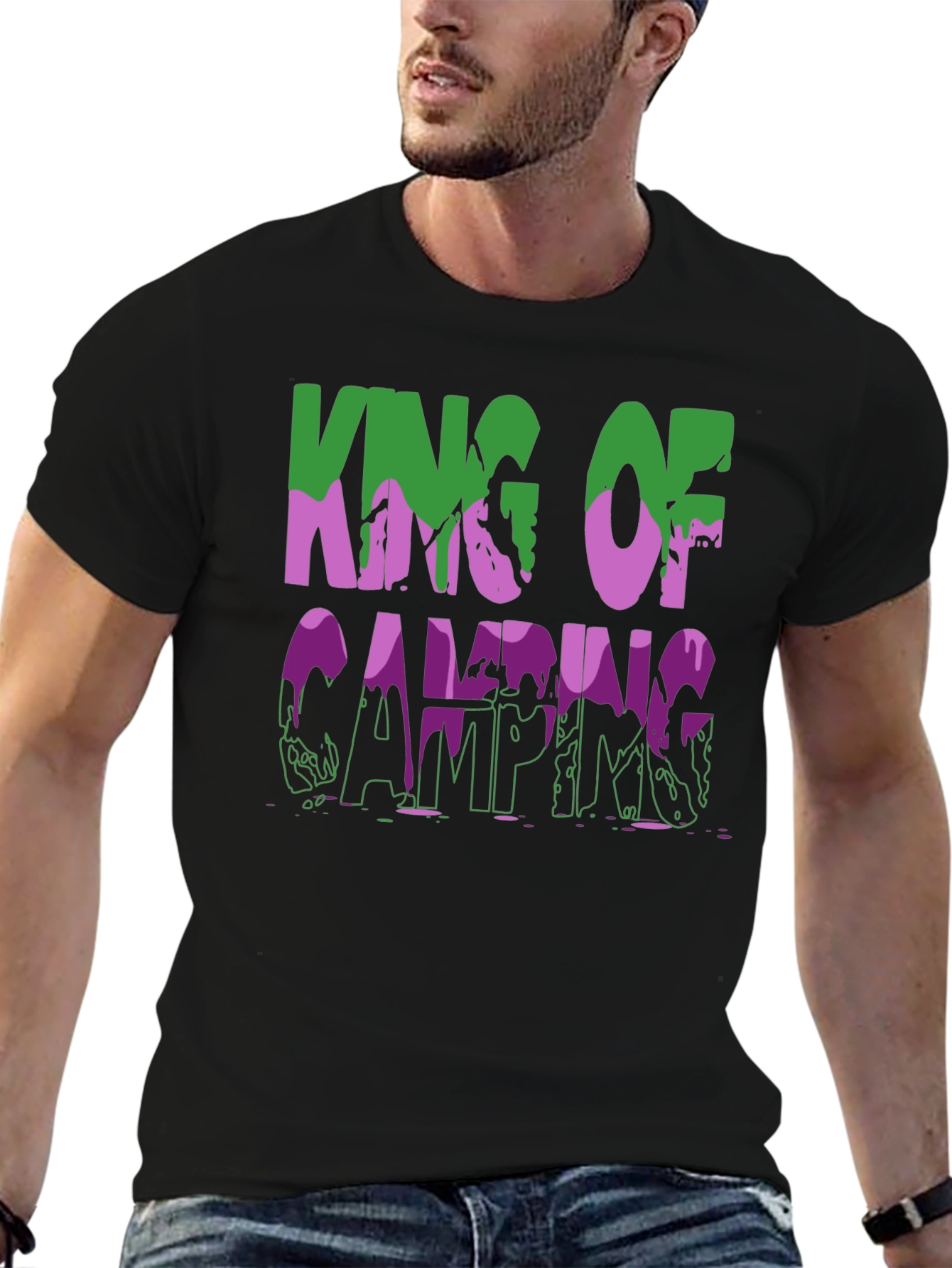 King of Camping Graphic T-Shirt