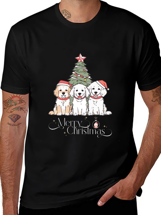 Festive Dogs Christmas T-Shirt