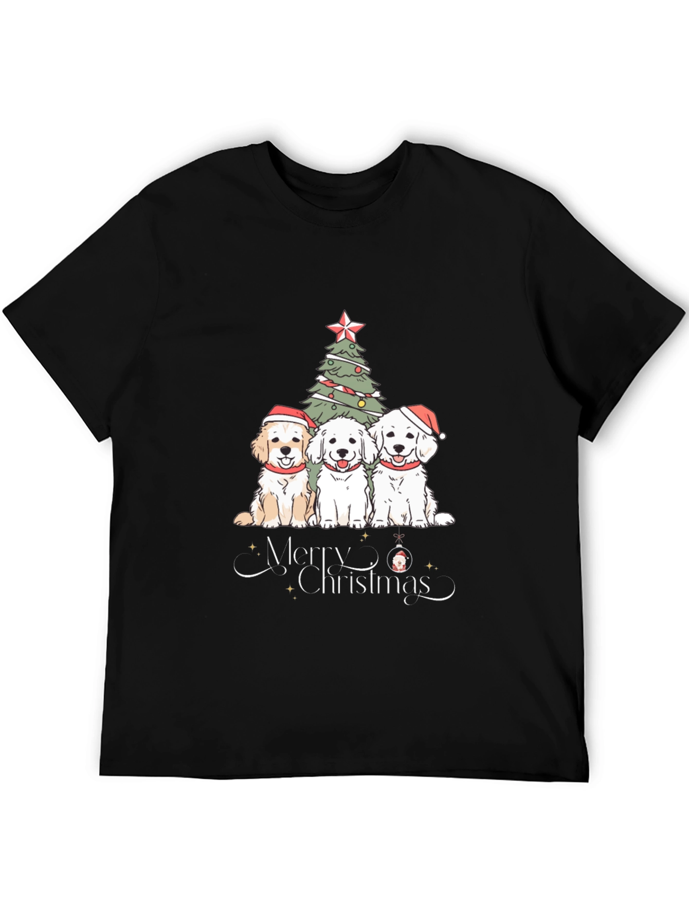 Festive Dogs Christmas T-Shirt