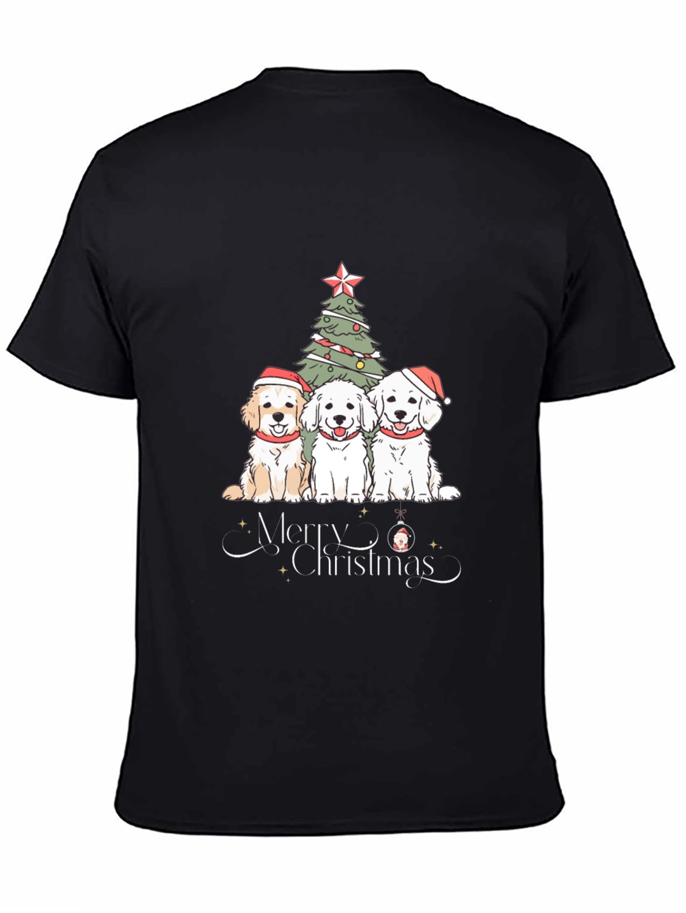 Festive Dogs Christmas T-Shirt
