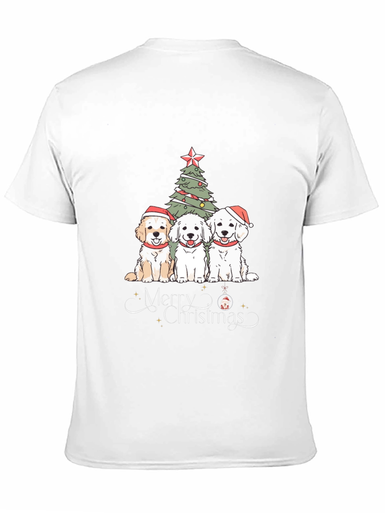 Festive Dogs Christmas T-Shirt