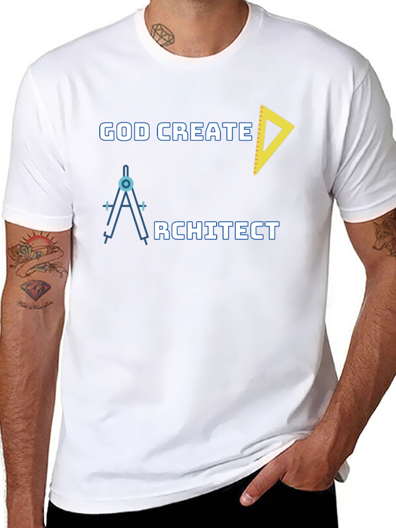 Architect T-Shirt - God Creates Architects