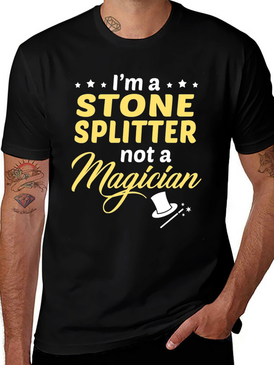 Stone Splitter T-Shirt - Funny Occupation Tee