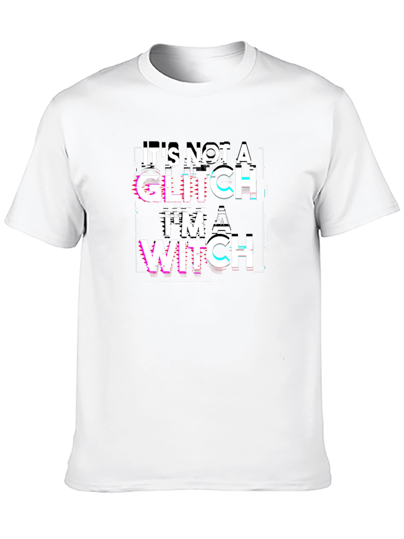 Its Not A Glitch Im A Witch Black T-Shirt