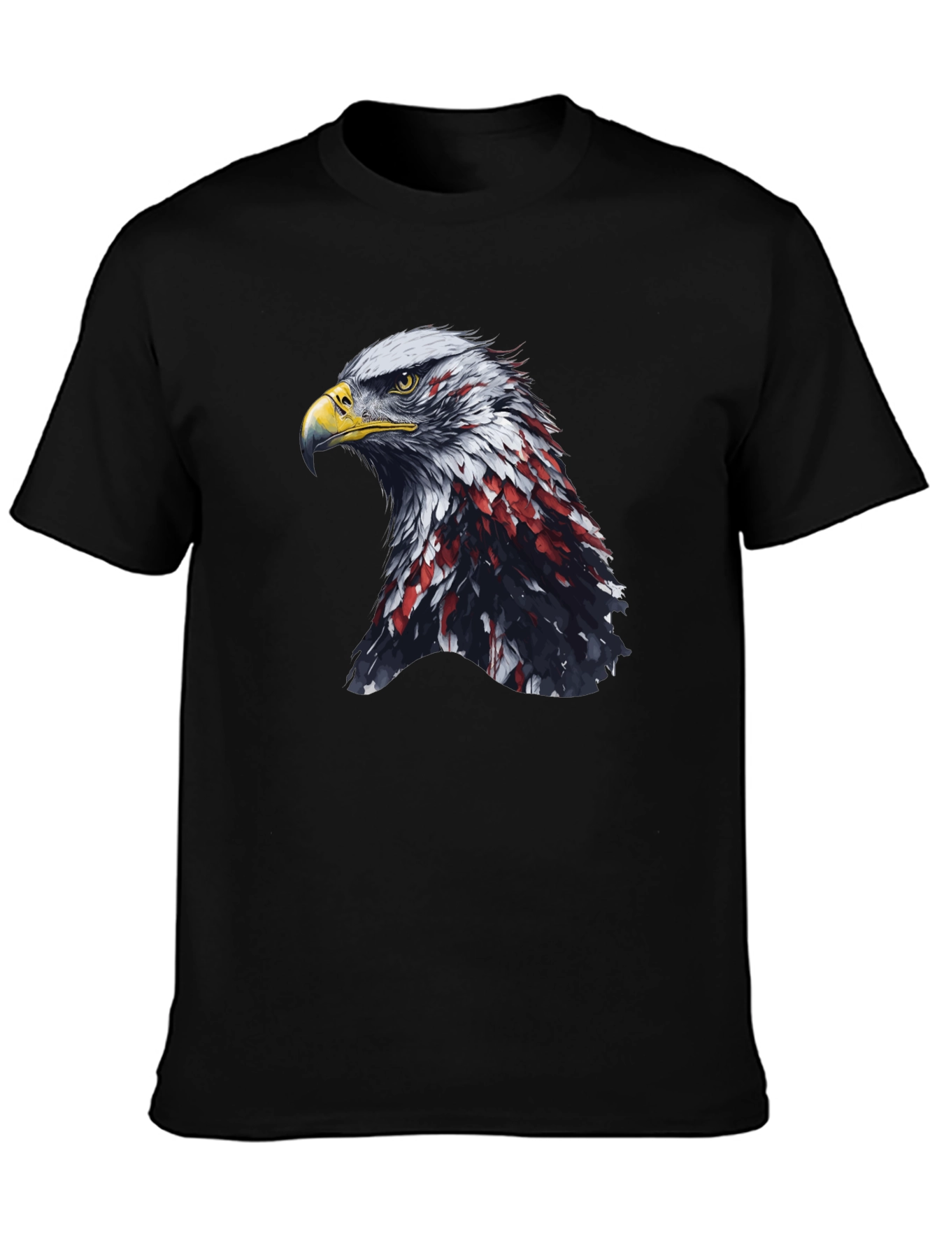 American Eagle Graphic Print Black T-Shirt