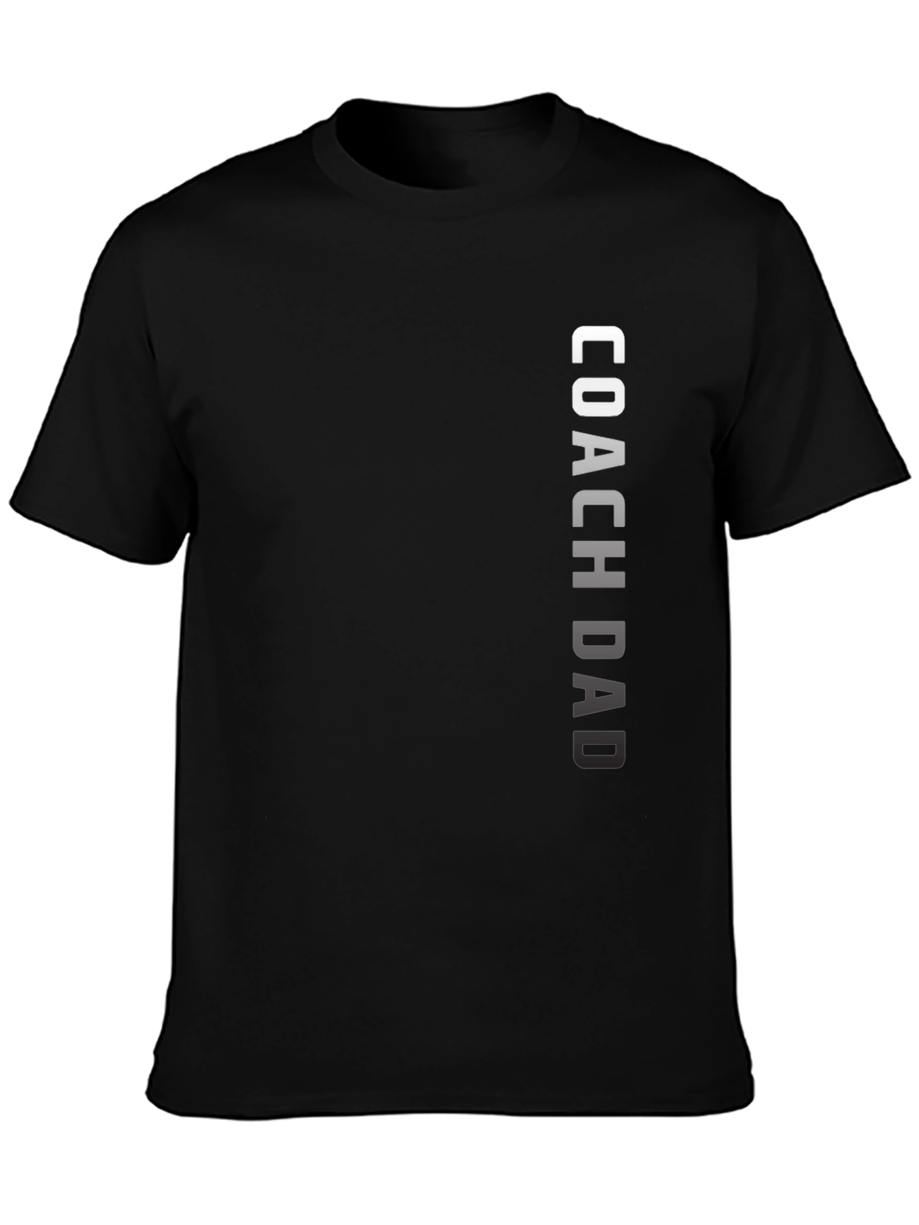 Coach Dad Black T-Shirt